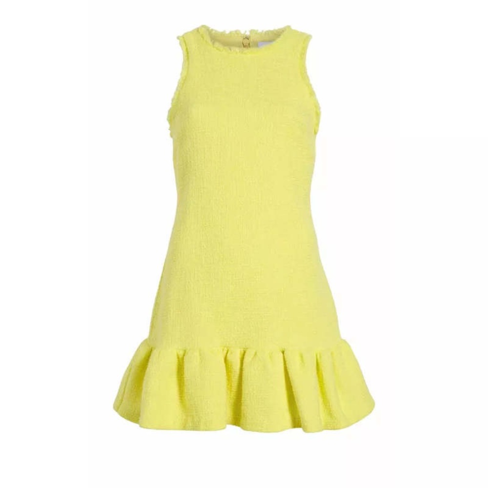 LIKLEY Toni Mini Dress, Size 4, Yellow Cream, $248 - Picture 6 of 9